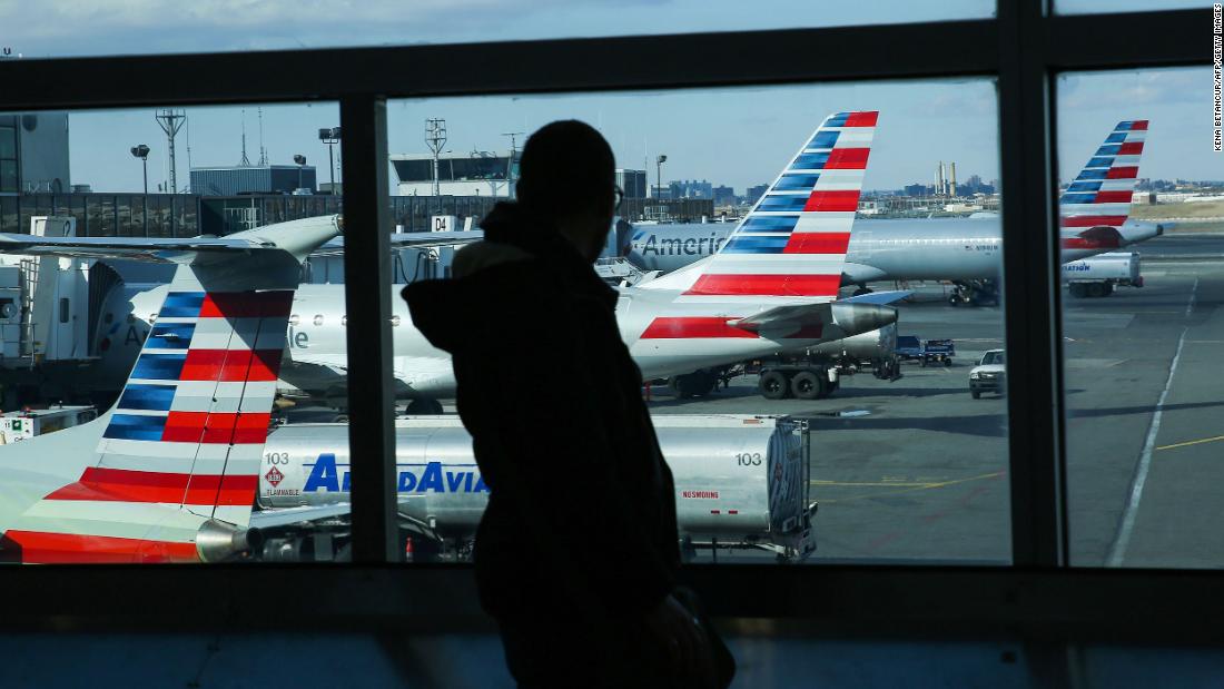 An American Airlines passenger was removed from a flight for refusing to wear a face mask
