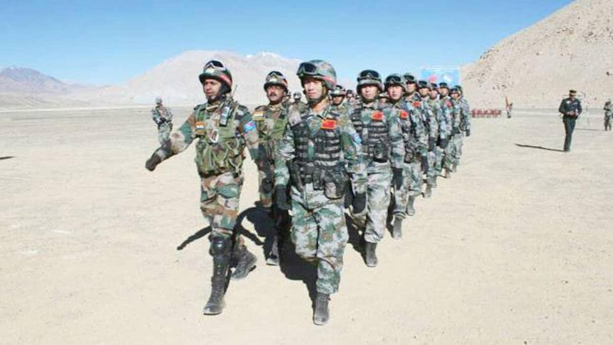 india-china armies in LAC