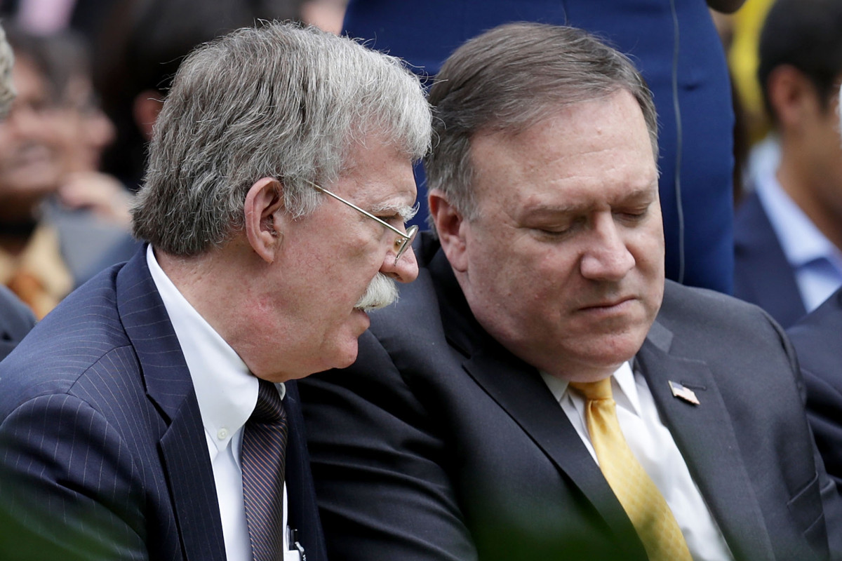 Mike Pompeo says John Bolton was shut out of meetings because of leaking