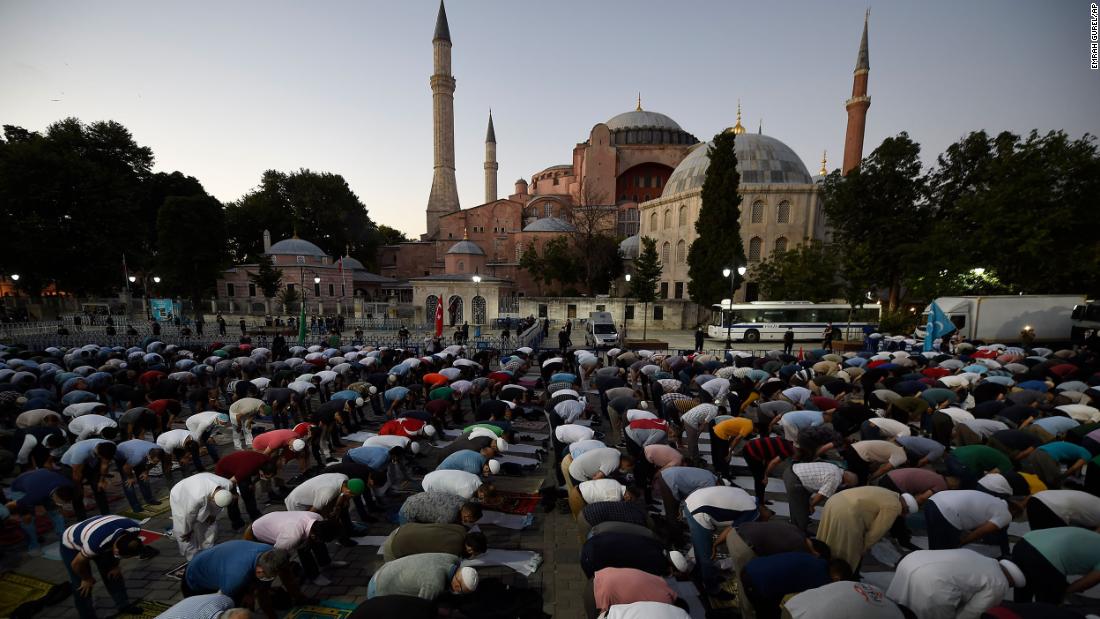 Hagia Sophia: Pope Francis "very saddened" as Turkey converts museum into mosque