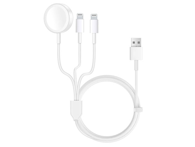 An Apple 3-in-1 charging cable