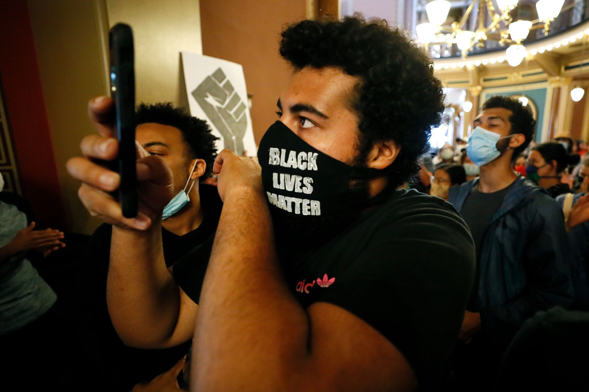 Iowa Gov. Kim Reynolds' car hits Black Lives Matter protester: report