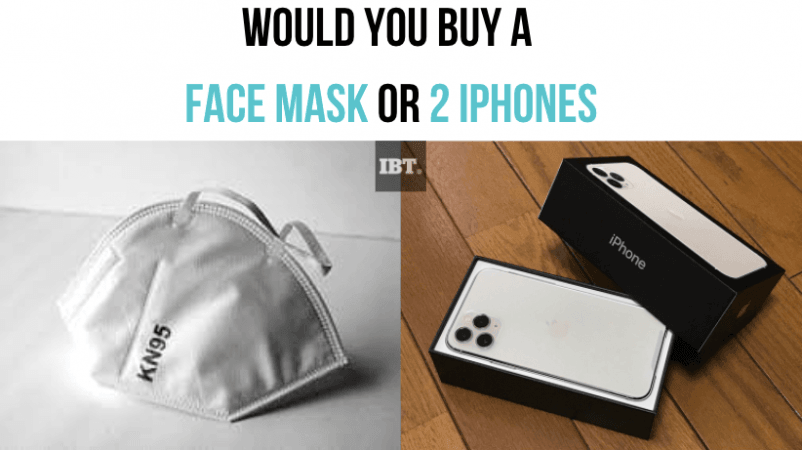 Face mask or iPhones
