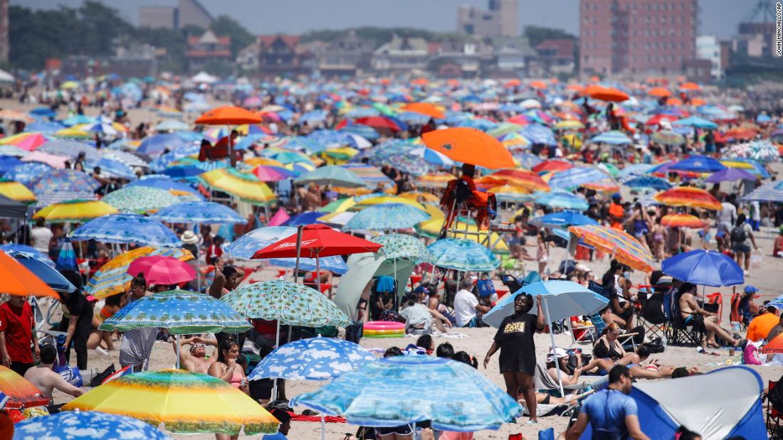 US coronavirus: Some celebrated July 4th virtually while others packed beaches despite Covid-19 surge