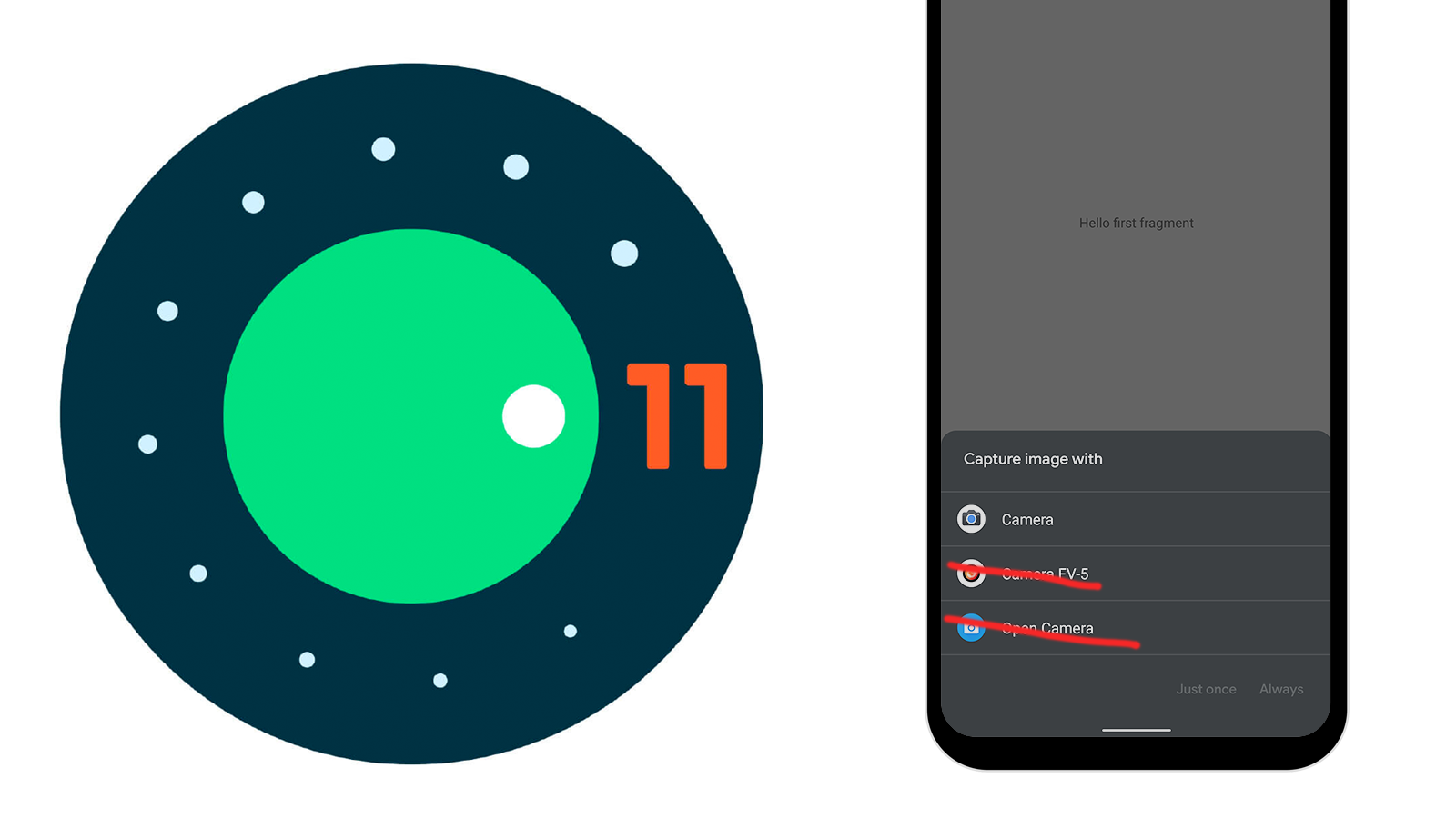 Android 11 is taking away the camera picker to limit potential geotag hijacking