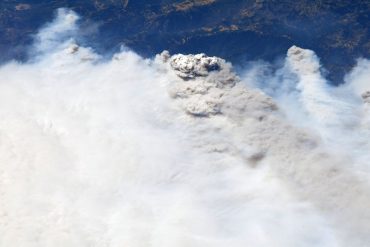 Astronaut spots California wildfires from space, sends 'thoughts and prayers' to victims