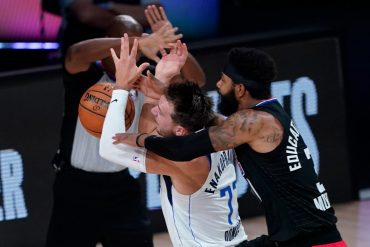 Clippers Morris responds to Mavs' Doncic for comments after hard foul