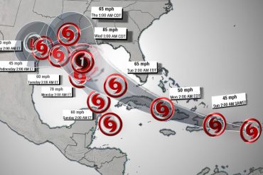Gulf Coast on alert as simultaneous tropical storms threaten