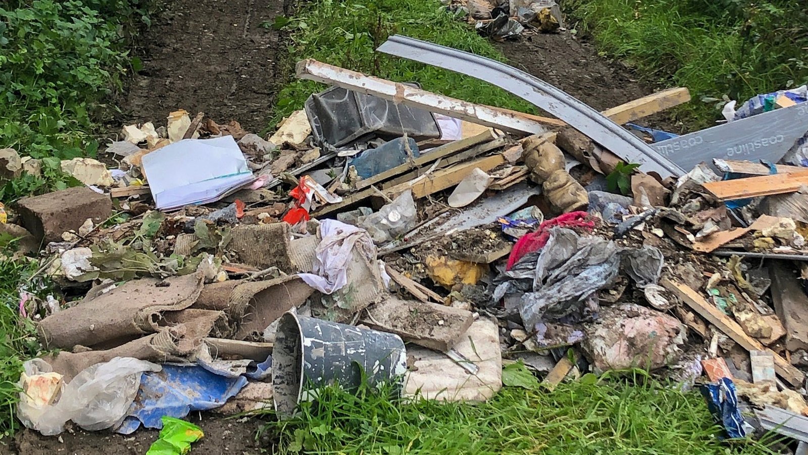 Illegal waste dumped in Co Louth laneway