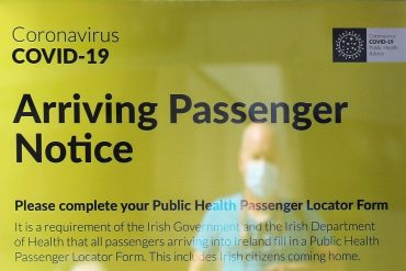 Passenger locator form online from 26 August