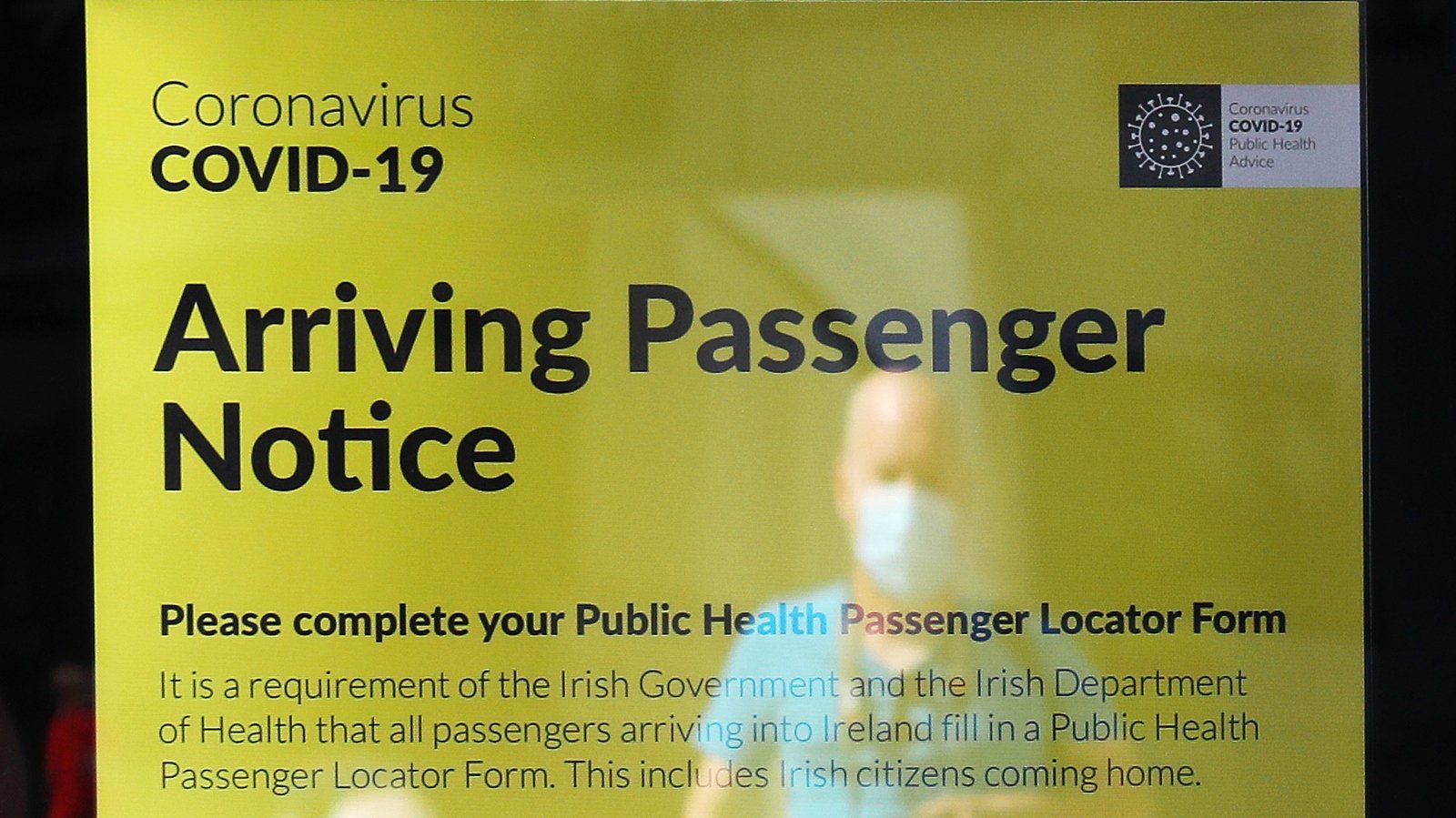 Passenger locator form online from 26 August