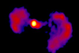 Scientists take a closer look at the "TIE Fighter" active galaxy