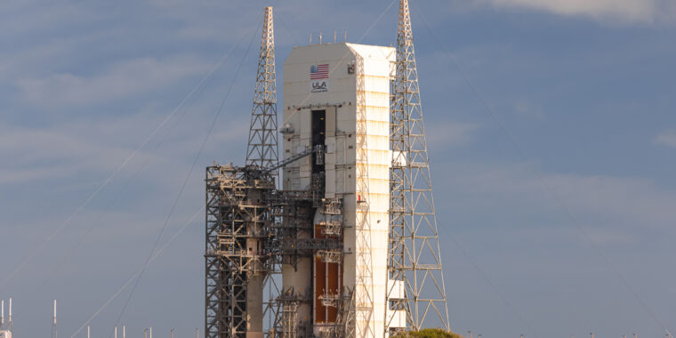 The big Delta IV Heavy rocket will try to loft a classified mission tonight