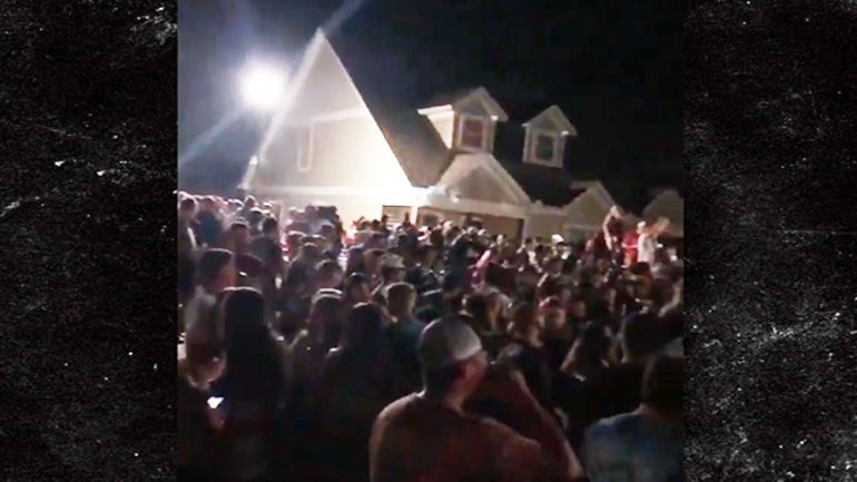 UNG Students Flood the Streets & Party Before School Starts