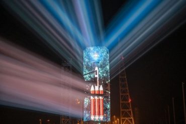 United Launch Alliance debuts first-ever 3D projection of Delta IV Heavy Rocket