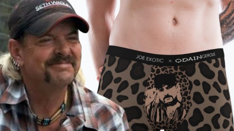 Joe launches lingerie fashion line with exotic crotch face
