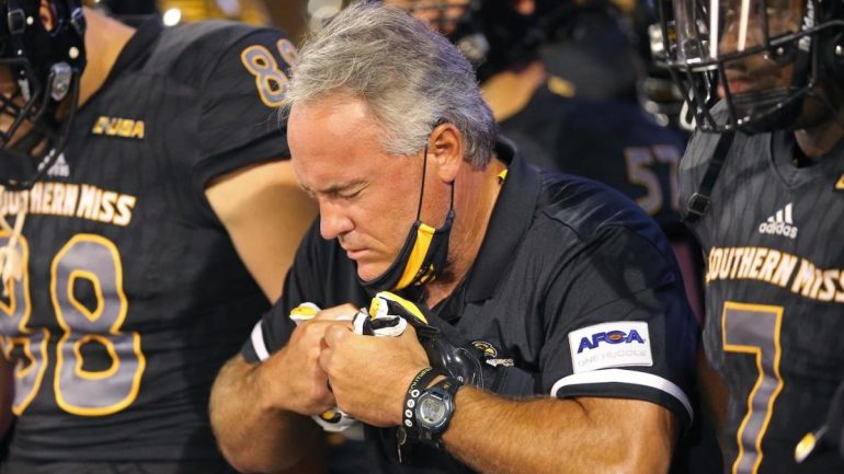 Southern Miss Coach Jay Hopson has resigned from a game during the 2020 college football season