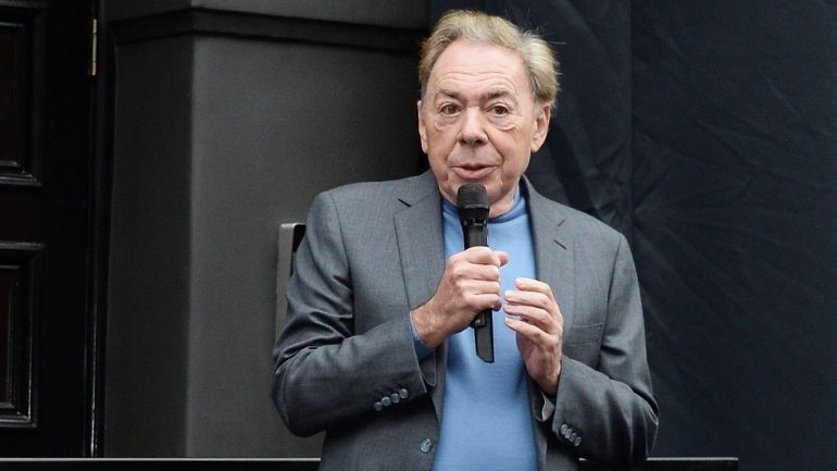 Lord Andrew Lloyd Webber attends the unveiling of the London Palladium's 'Wall Of Fame' in 2018