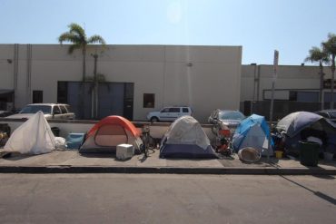Homelessness has increased in the Californian city over the past year