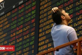 Asian stock markets continue to decline globally