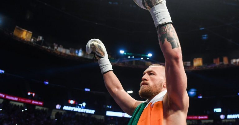 Connor McGregor says his next fight will be against Manny Pacquiao in the Middle East