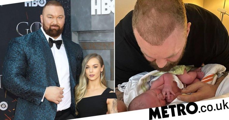 Game of Thrones mountain actor and wife welcome baby boy