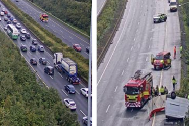 Dublin traffic: M1 motorway reopens with heavy delay after emergency services respond to serious collision