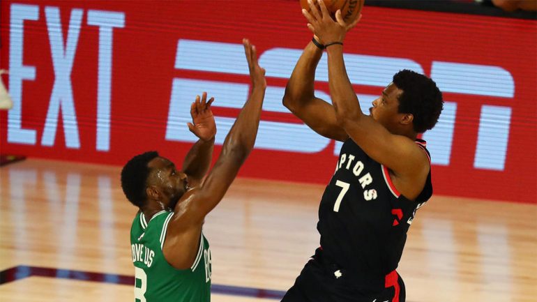 Raptors vs. Celtics: Kyle Lowry proves to be the clutch play-off scorer for Toronto alongside poet Leonard.
