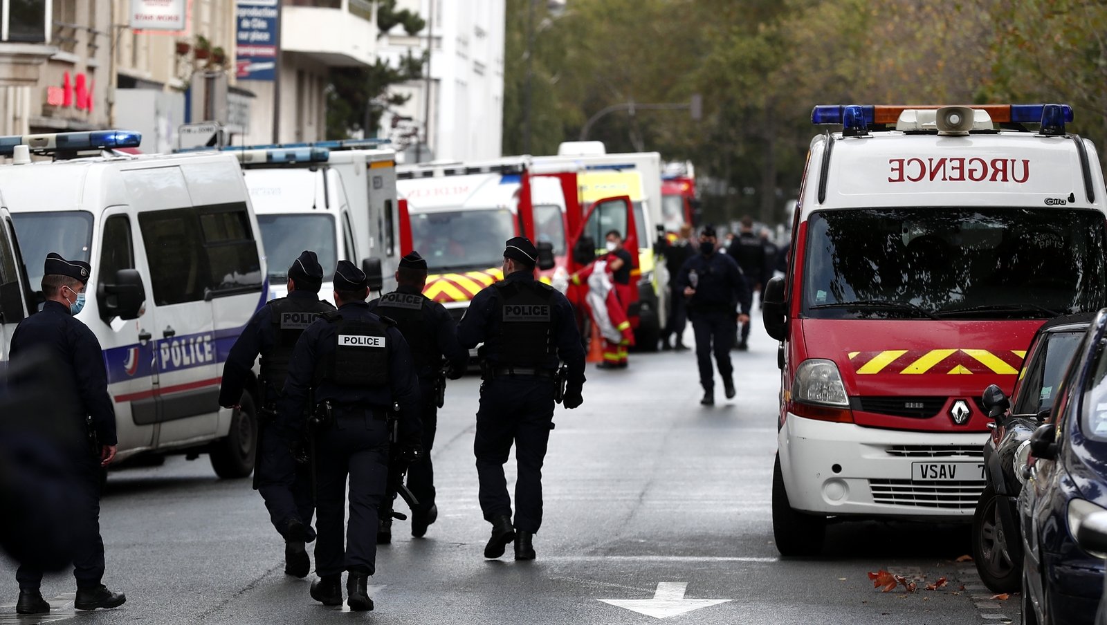 Two people have been arrested after a knife attack in Paris

