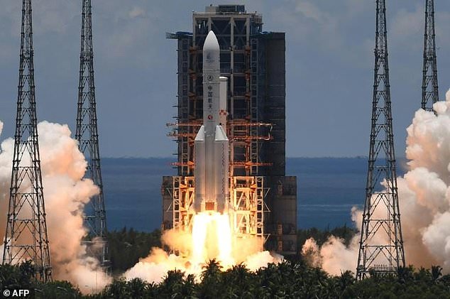 China's largest carrier rocket, the Long March 5 spacecraft, exploded on July 23 from the Wenchang space launch site in the southern island of Hainan.