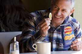 Gary Lineker marks the 1.2m Walkers' Crisp Deal after taking the 400k BBC cut