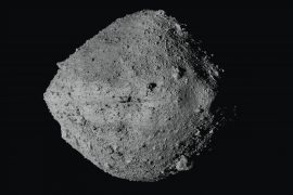 U.S. spacecraft touches asteroid to capture rare debris