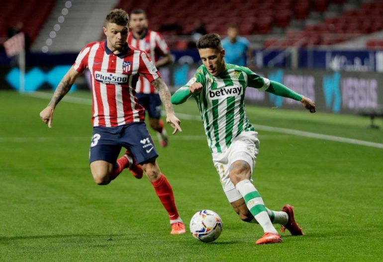 Football: Simeon meets Soccer-Atletico Betis after tactical switch