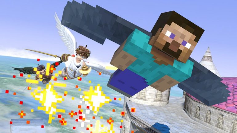 It took five years to get the Minecraft characters in Super Smash Brothers.