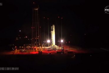 Northrop Gruman stops launching NASA cargo Antares rocket minutes before liftoff