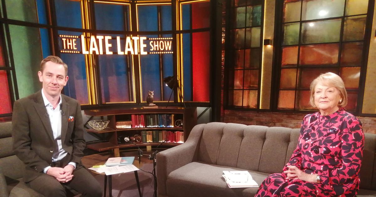 The Late Late Show: Ryan Tubridi did not speak due to the wonderful gestures of Gay Byrne's widow Kathleen Watkins.

