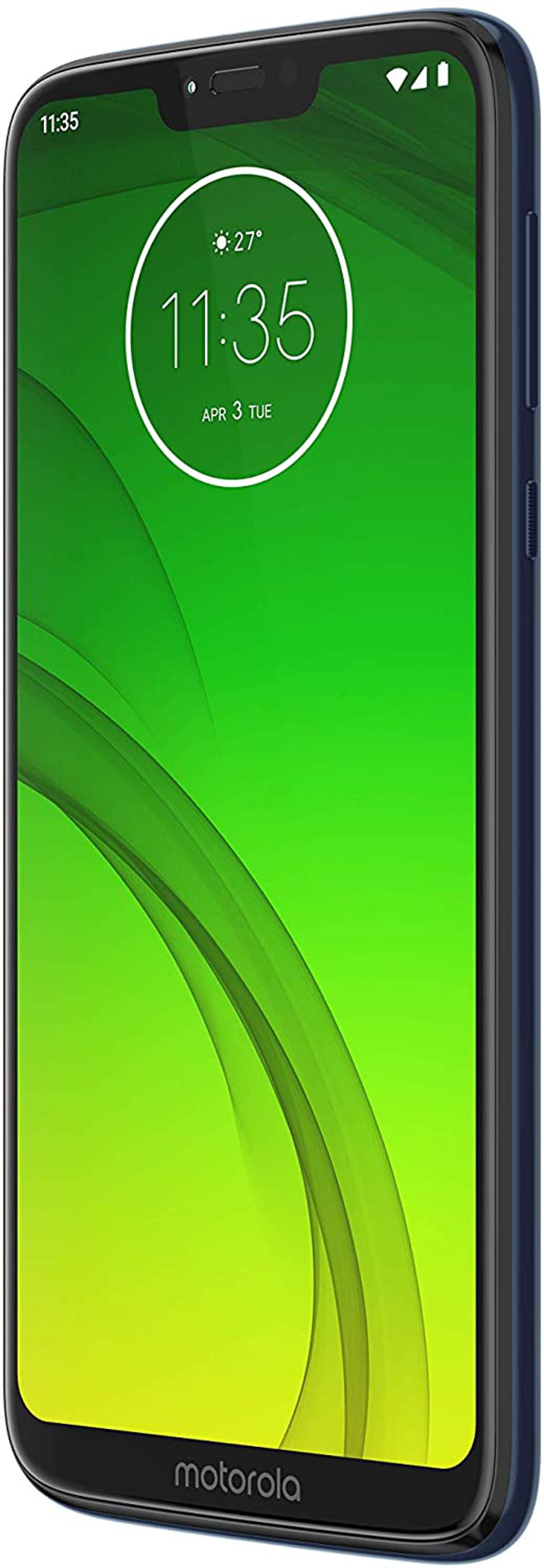 Motorola Moto G7 Power - Unlocked - 32GB - Marine Blue (US Warranty) - Verizon, AT&T, T-Mobile, Sprint, Boost, Cricket, Metro