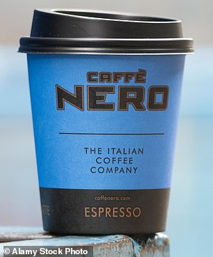 Cafe Nero was forced to close completely for several months during the first lockdown, and now can only offer takeaways