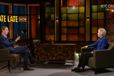 RTE's Late Show: Ryan Tubridi sews on Mary Robinson recalls her fun moment