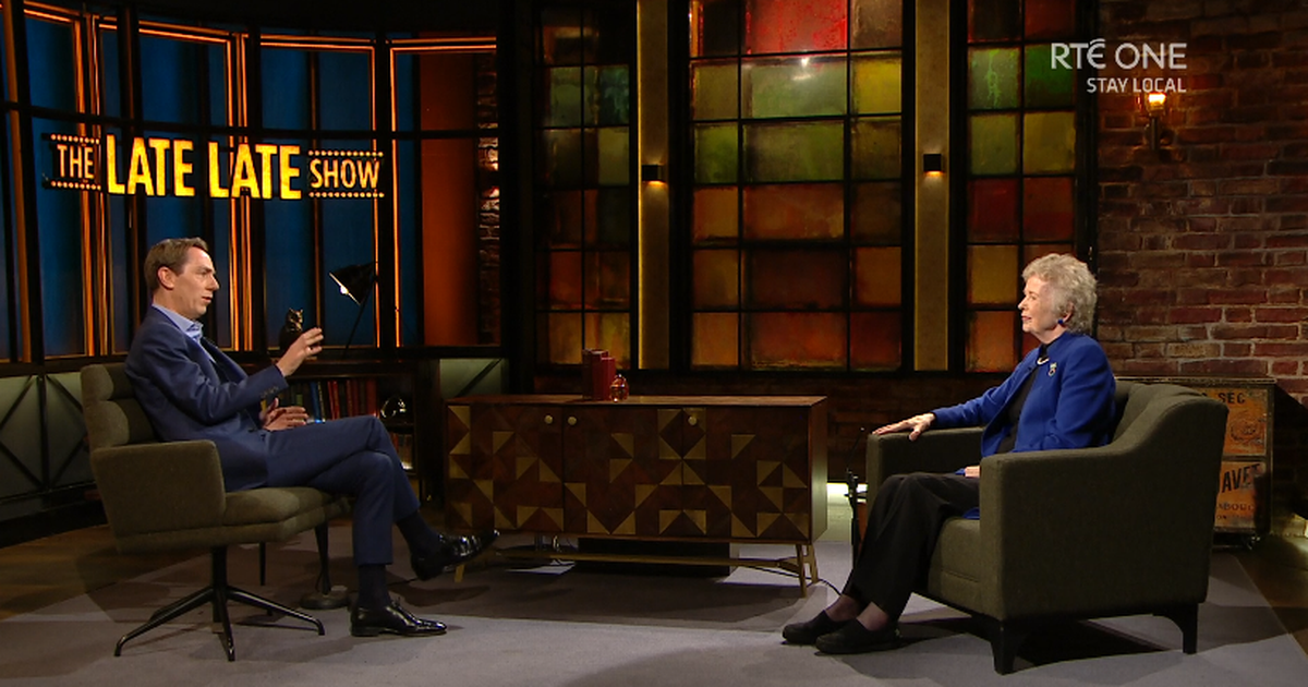 RTE's Late Show: Ryan Tubridi sews on Mary Robinson recalls her fun moment

