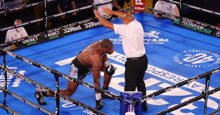 In the 10th round, Joy Joyce defeated her opponent Daniel Dubois