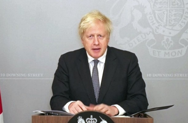 Johnson introduces the outline of the new strict regulations for England and warns of a 'New Year leap'.