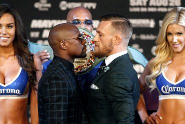 On social media, Android Mayweather called him B *** m