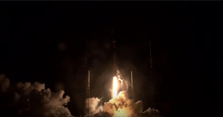 Space X sent a Falcon 9 rocket into its seventh spaceflight