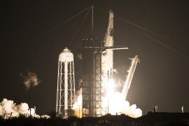 SpaceX launches four astronauts into space station