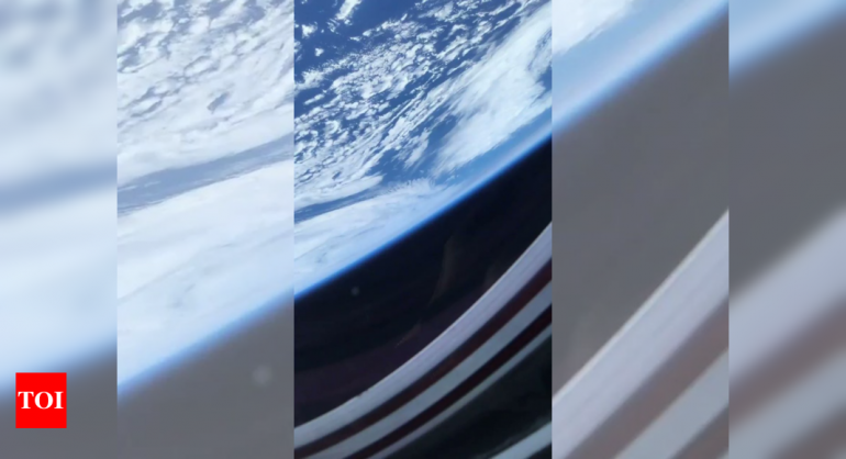 The first 'out of the world' video of the Earth astronaut taken from space goes viral