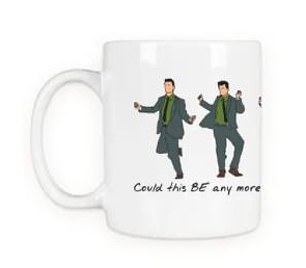 Friends Merch: 99 Chandler's picture is also on the coffee mugs that sell for 14.99