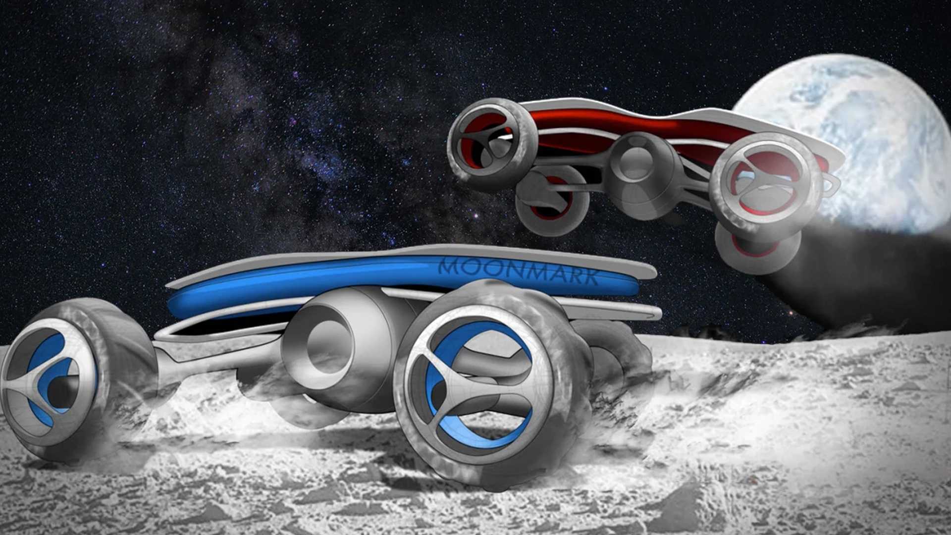 Highschools RC cars are designed for a race ... on the moon

