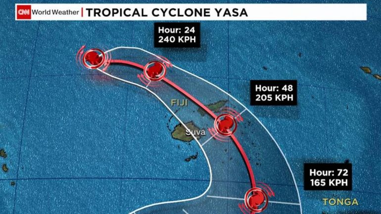 Hurricane Yasa: Hurricane Typhoon hits Fiji