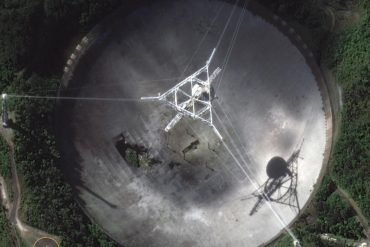 Iconic Arecibo Observatory Radio Telescope crashes after cable breaks